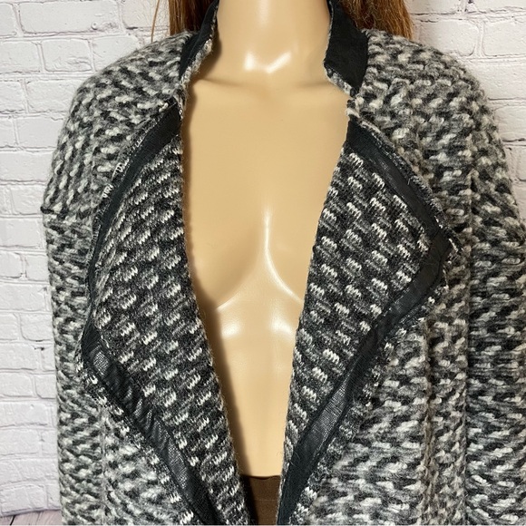 Opullence Wool Knit Jacket Made In France Size T1 US S - Picture 10 of 13